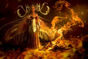 夢(mèng)中的火焰之舞，自我覺(jué)醒的象征，夢(mèng)火之舞，自我覺(jué)醒的象征