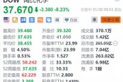 陶氏化學(xué)跌超8.2% Q4銷(xiāo)售額同比下降2%不及預(yù)期