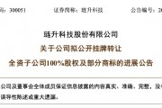 再次掛牌！璉升科技擬1684萬(wàn)元轉(zhuǎn)讓全資子公司股權(quán)及商標(biāo)，多年凈利虧損