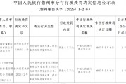 郵儲(chǔ)銀行被罰3.5萬元：違反信用信息采集、提供、查詢及相關(guān)管理規(guī)定