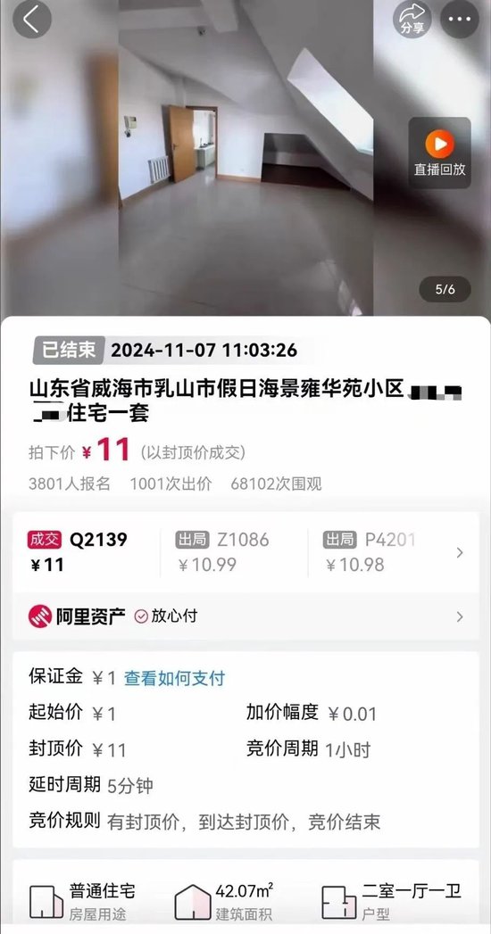 11元拍下海景房！還包過(guò)戶包稅費(fèi)