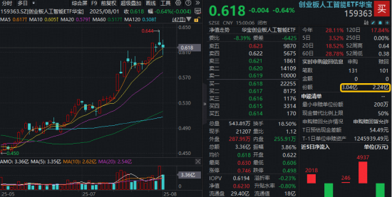 “政策+資本”雙驅(qū)動，創(chuàng)業(yè)板人工智能單周漲近4%跑贏市場！杠桿資金踴躍布局，159363融資余額新高